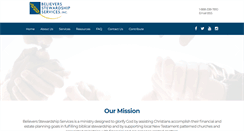 Desktop Screenshot of believerstewardship.org